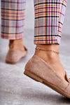 Suede Classic Loafers Dark Beige Roddie