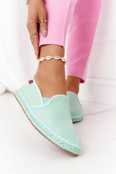 Espadryle Pleciona Podeszwa Big Star Zielone DD274A141