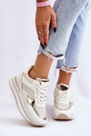 Women's Wedge Sports Shoes Light beige Ruby