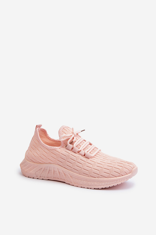 Women's Lightweight Fabric Sports Shoes Pink