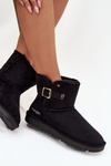 Women's Snow Boots with Buckle Wrangler 20253091.25Y Black