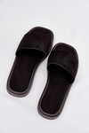 Ladies Platform Sandals Made Of Eco Suede Black Jorina