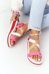 Foam Wedge Sandals Big Star HH274A083 Pink