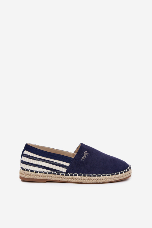 Men's Eco Suede Espadrilles Navy Nessar