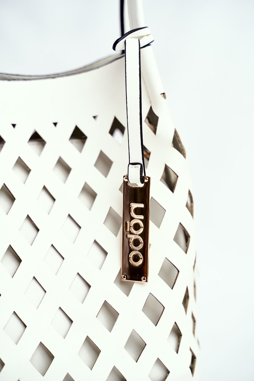 Women's Bag Nobo Shopper Bag White NBAG-I3690-C000