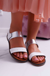 Women's Flat Sandals Sergio Leone SK014 White Agrina