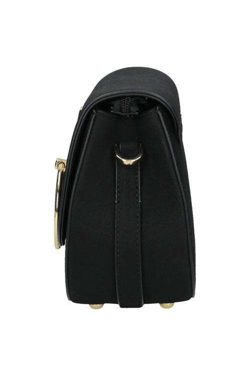 Women's Suede Handbag Black NOBO NBAG-F0180-C020