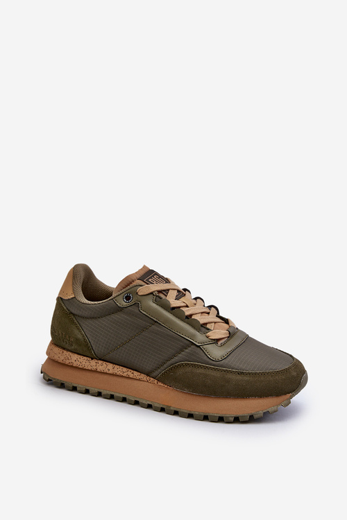 Męskie Sneakersy Khaki Memory Foam System Big Star NN174325
