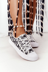 Women's Logged Sneakers Black-White Day Off