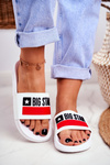 Women's Slides Big Star White GG274047