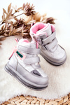 Insulated Snow Boots Zipper Silver Hesiera