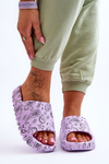 Fashionable women's slippers on a massive platform Violet Lorette