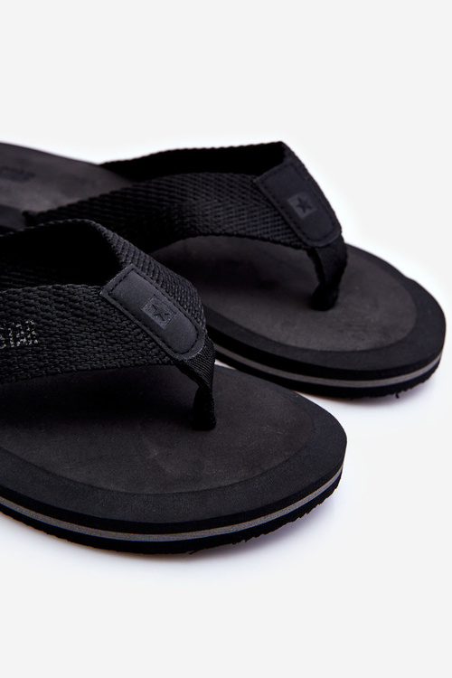 Men's Foam Flip Flops Big Star LL174618 Černá