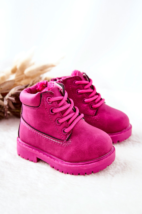 Powder Warm Children's Boots Fuchsia Dexter