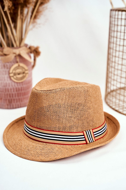 Women's Fedora Hat Brown 100% Paper