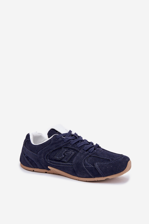 Women Sports Shoes Made Of Eco Suede Navy Dorella