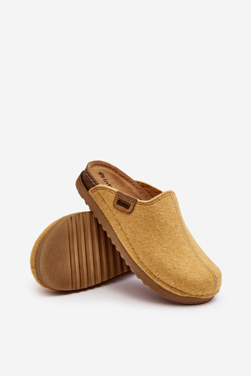 Obuwie Domowe Damskie Kapcie Żółte Inblu DJ000010