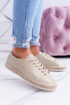 Lu Boo | Gold Brocade Linen Fairy Espadrilles