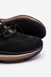 Buty Sportowe Wsuwane Męskie Czarne GOE LL1N4024 