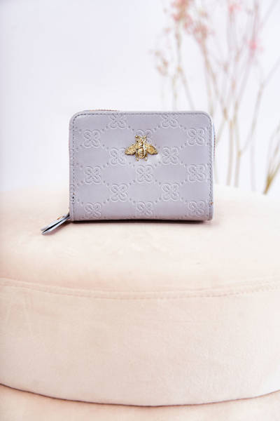 Women's Small Wallet With Ornament Light blue Sanchos