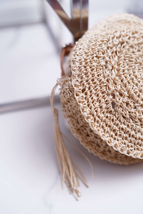 Torebka Pleciona Octario Beżowa