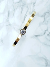 Women's Steel Bracelet With Zirconia Gold Gemma