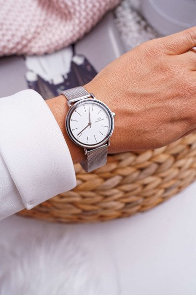 Women's Giorgio & Dario Mesh Silver Oreno Watch