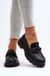 Women's Genuine Leather Moccasins Black Imbleria