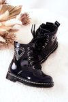 Children's Lacquer Glitter Boots Navy Macy's