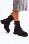 Leather Warm Boots Boots Big Star KK274486 Black