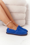 Espadrilles On A Braided Sole Big Star DD274A136 Navy Blue