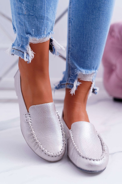 Women's Sergio Leone Pink Pearl Winted Moccasins