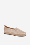 Espadryle Damskie Na Platformie Beżowe Vinceza 17392