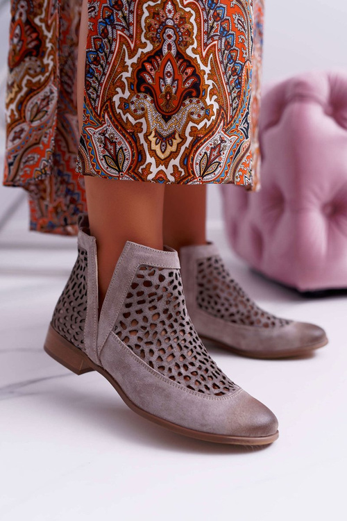 Women's Spring Cowboy Boots Grey 2366 Draw