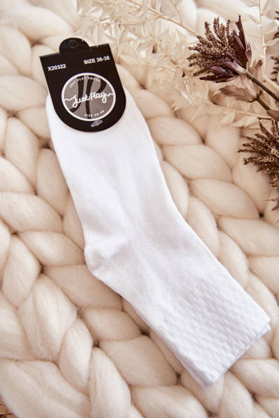 Women's Classic Cotton Socks White