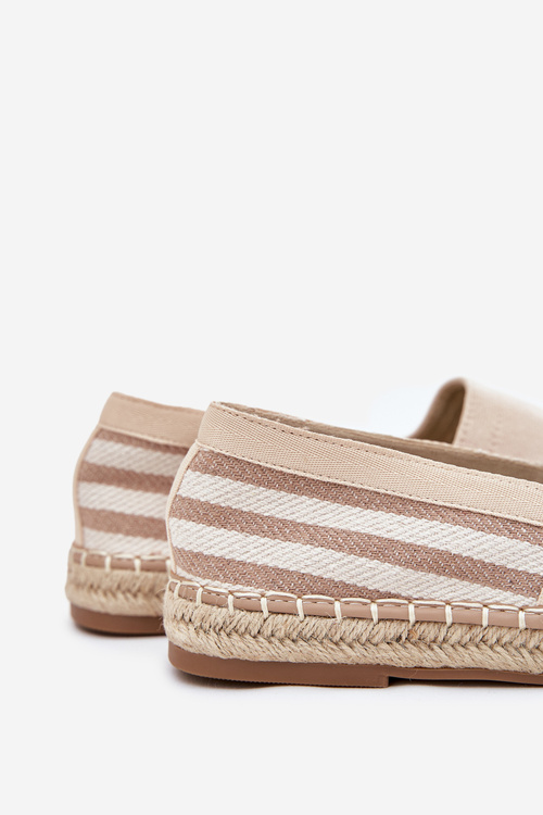 Męskie Espadryle Tenisówki Eko Zamszowe Beżowe Nessar