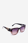 Women's Sunglasses with Decorative Details UV400 Brown