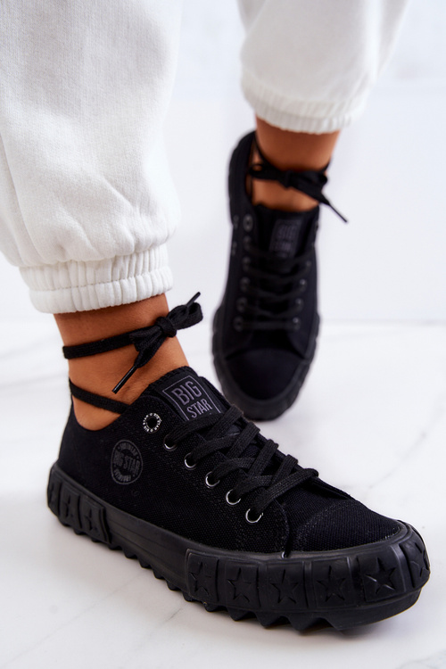 Tenisówki Trampki Niskie BIG STAR Czarne JJ274510