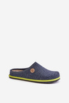 Kapcie Damskie Wygodne Obuwie Domowe Granatowe Inblu CS000039