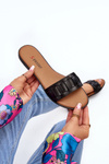Women's Classic Flat Sandals Black Namrita