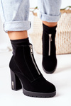Insulated Boots On A Block Heel Black Wonder Woman
