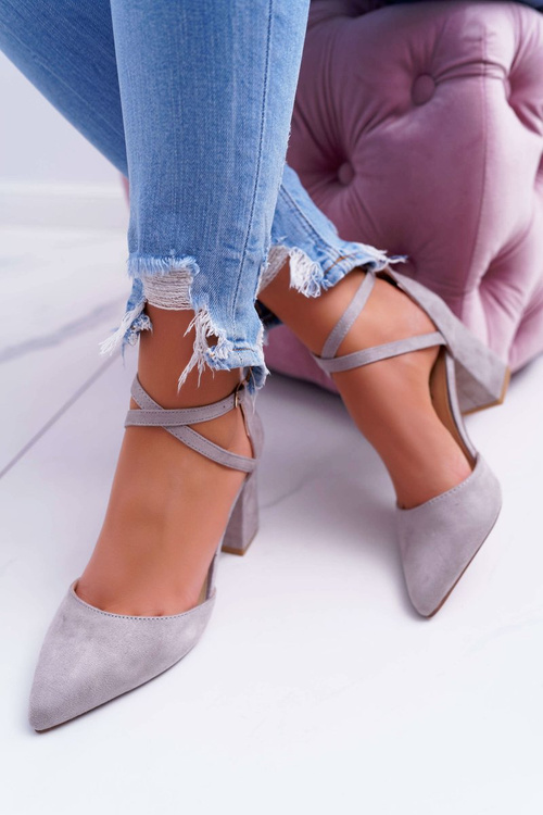 Women's Stiletto pumps Grey Traffic