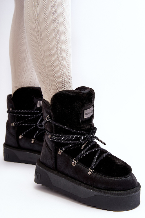 Waterproof Platform Vegan Snow Boots DFranklin DFSH371008 Black