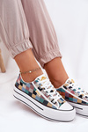 Patterned Women's Sneakers On Platform Lee Cooper LCW-25-31-3441L Multicolor