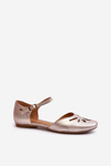 Women's Leather Sandals Maciejka 06641-25 Gold