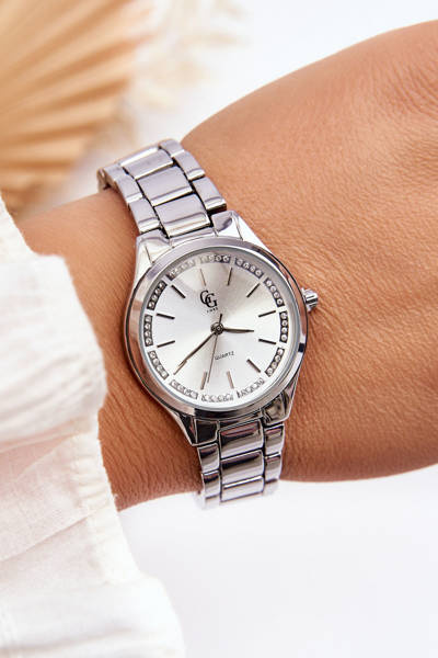 Zegarek Wodoodporny Damski GG Luxe Srebrny