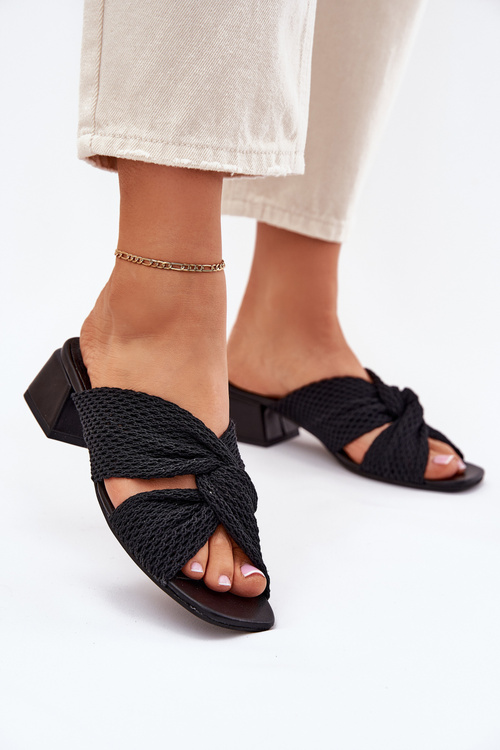 Ladies Heeled Sandals Maciejka 06955-01 Black