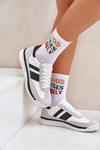 Sneakersy Buty Sportowe Damskie Białe Galabis