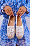 Espadryle Damskie Koronkowe Białe Summer Dream