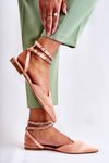 Women's Sandals With Spitz Toe Pink Amisha